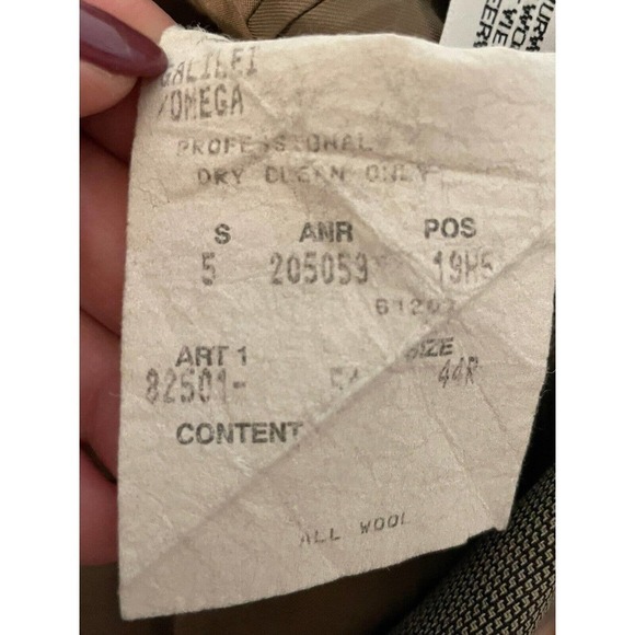 HUGO BOSS MEN’s Sport Coat Blazer 2 Button Brown Wool 44R Fully Lined - Picture 5 of 11